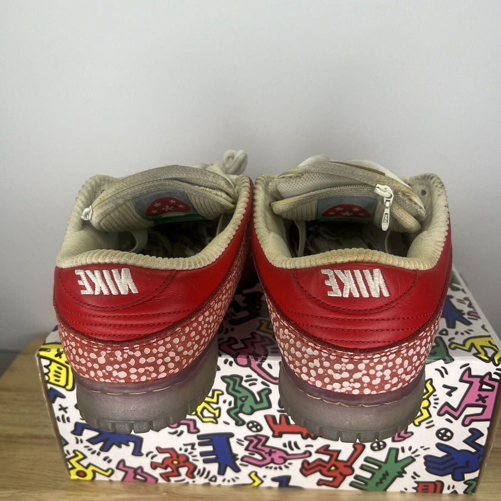 Nike SB Dunk Low Stingwater Magic Mushroom Men’s Size 8 DH7650-600 OG Retro Red - Picture 9 of 16